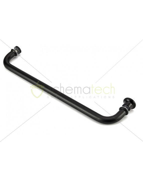 Towel rail (400mm) with Mushroom back knob