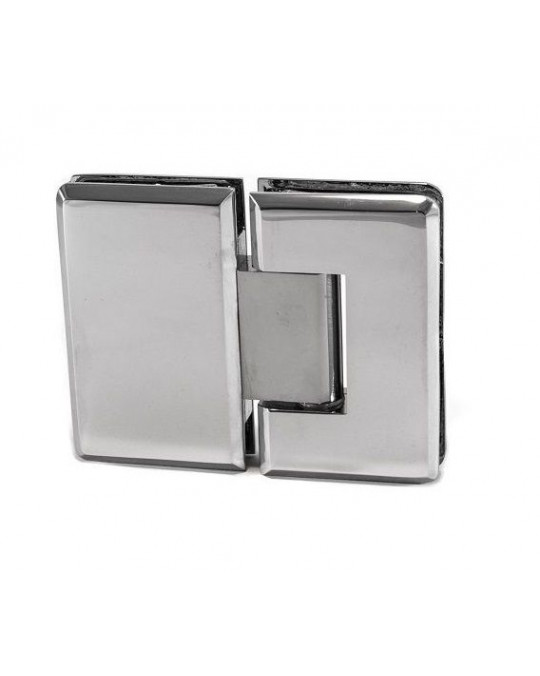 180° Glass to Glass Hinge Mini Bevel