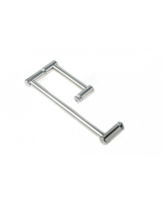 Stainless Steel Kit - Towel Rail (400mm) with Handle (200mm)