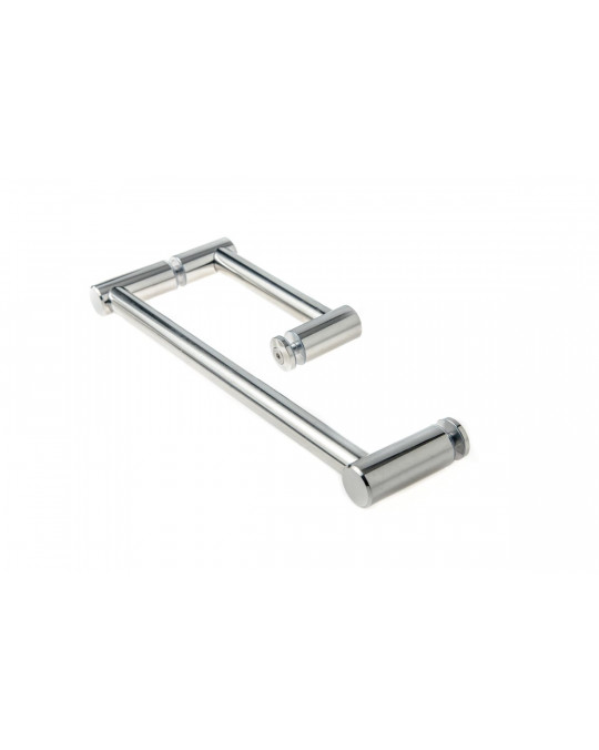 Stainless Steel Kit - Towel Rail (600mm) with Handle (300mm)